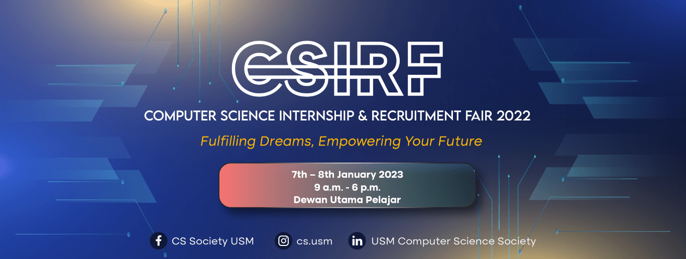 Computer Science Internship & Recruitment Fair 2022 image