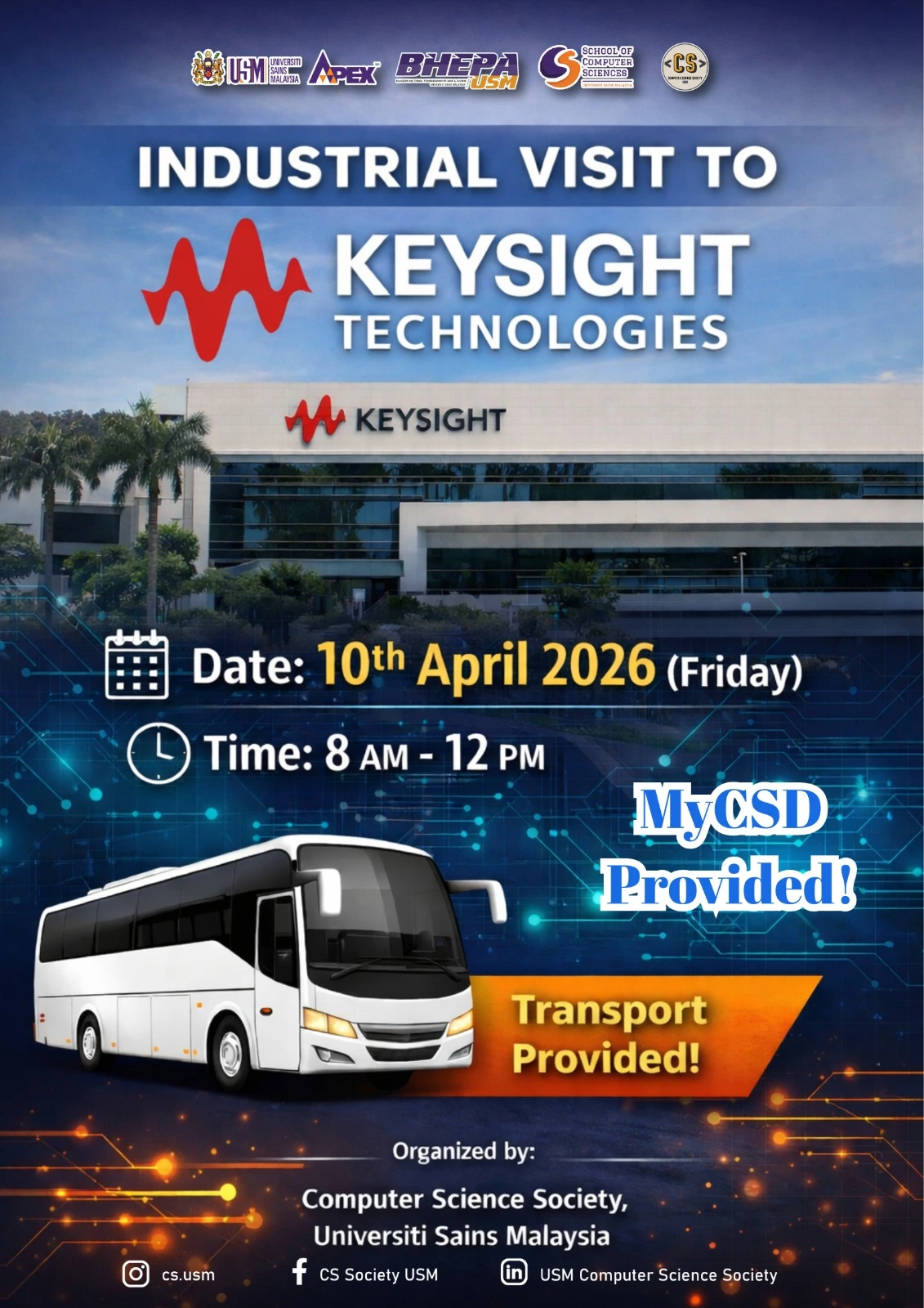 Keysight Industrial Visit evidence